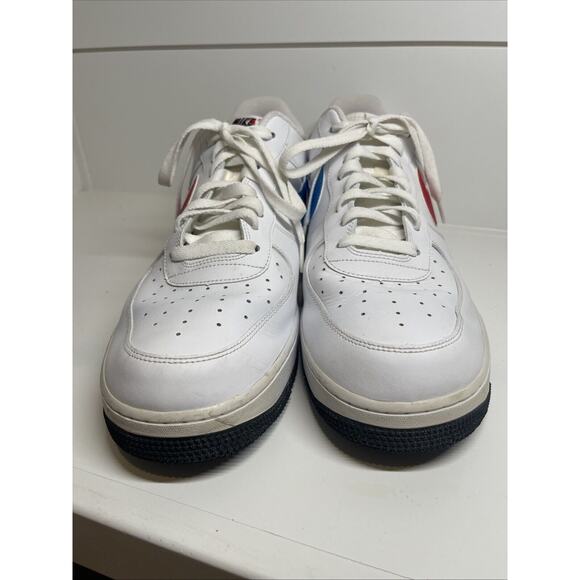 Nike Air Force One Men’s White Mismatched Swooshes Size 14 CT2816-100 - Picture 7 of 15